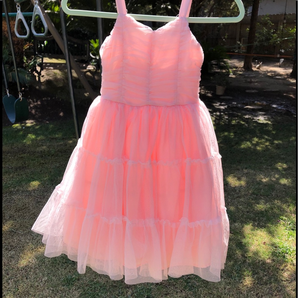 Delicious pink party dress! Size 7